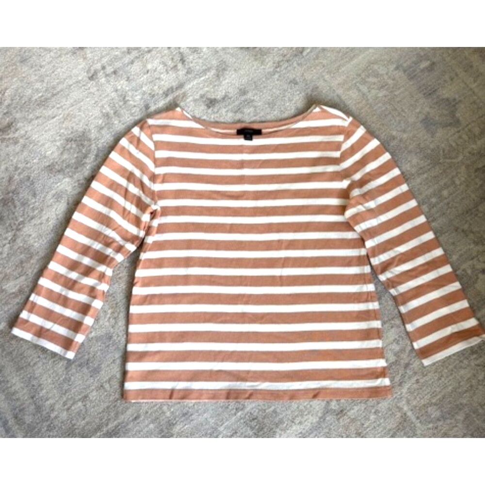 J.Crew Mariner Cloth Striped Boatneck Long-Sleeve T-shirt - XS